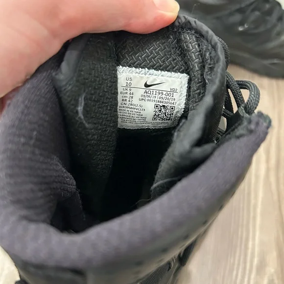 "NIKE 8" SFB Field 2 GTX Black Boots Size 10 - Picture 9 of 14